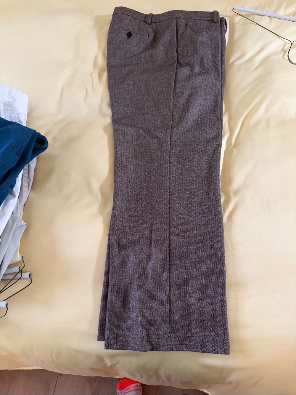 Classic Brown Women's Wool-Blend Slacks